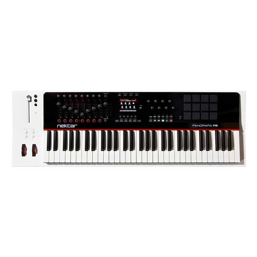 Nektar Panorama P6 61-key USB MIDI Controller Keyboard Semi-weighted Velocity-sensitive w/Aftertouch - Image 1