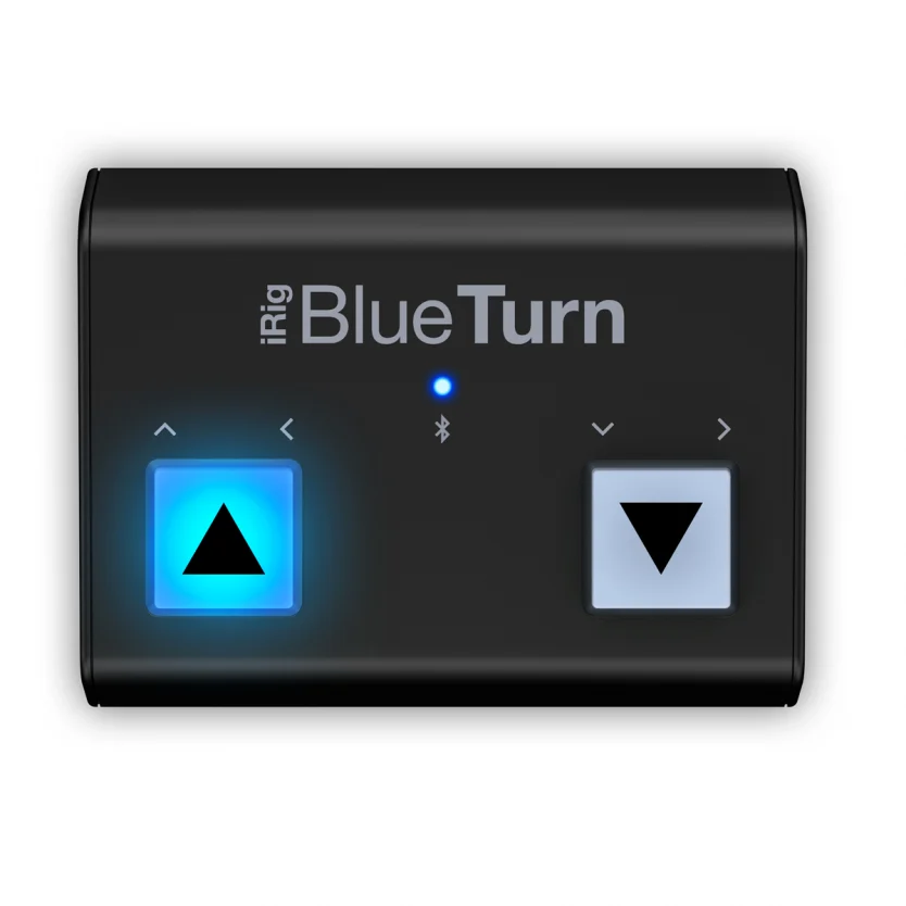 IK iRig BlueTurn - Backlit Compact Bluetooth Page Turner for iPhone, iPad, Mac, Android - Image 1