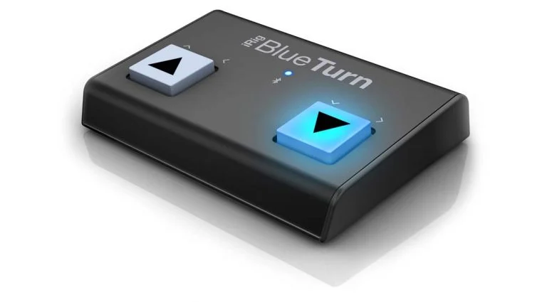 IK iRig BlueTurn - Backlit Compact Bluetooth Page Turner for iPhone, iPad, Mac, Android - Image 2