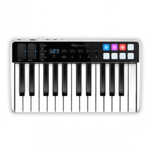 IK iRig Keys I/O 25 - Keyboard Controller w/Audio Interface & 25 Full-size Keys for iOS, Mac/PC