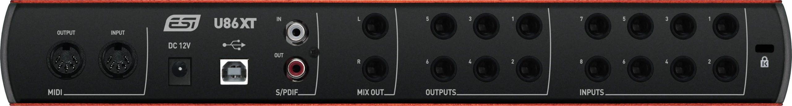 ESI U86 XT Professional 24-bit USB Audio Interface with 8 Inputs / 6 Outputs - Image 3
