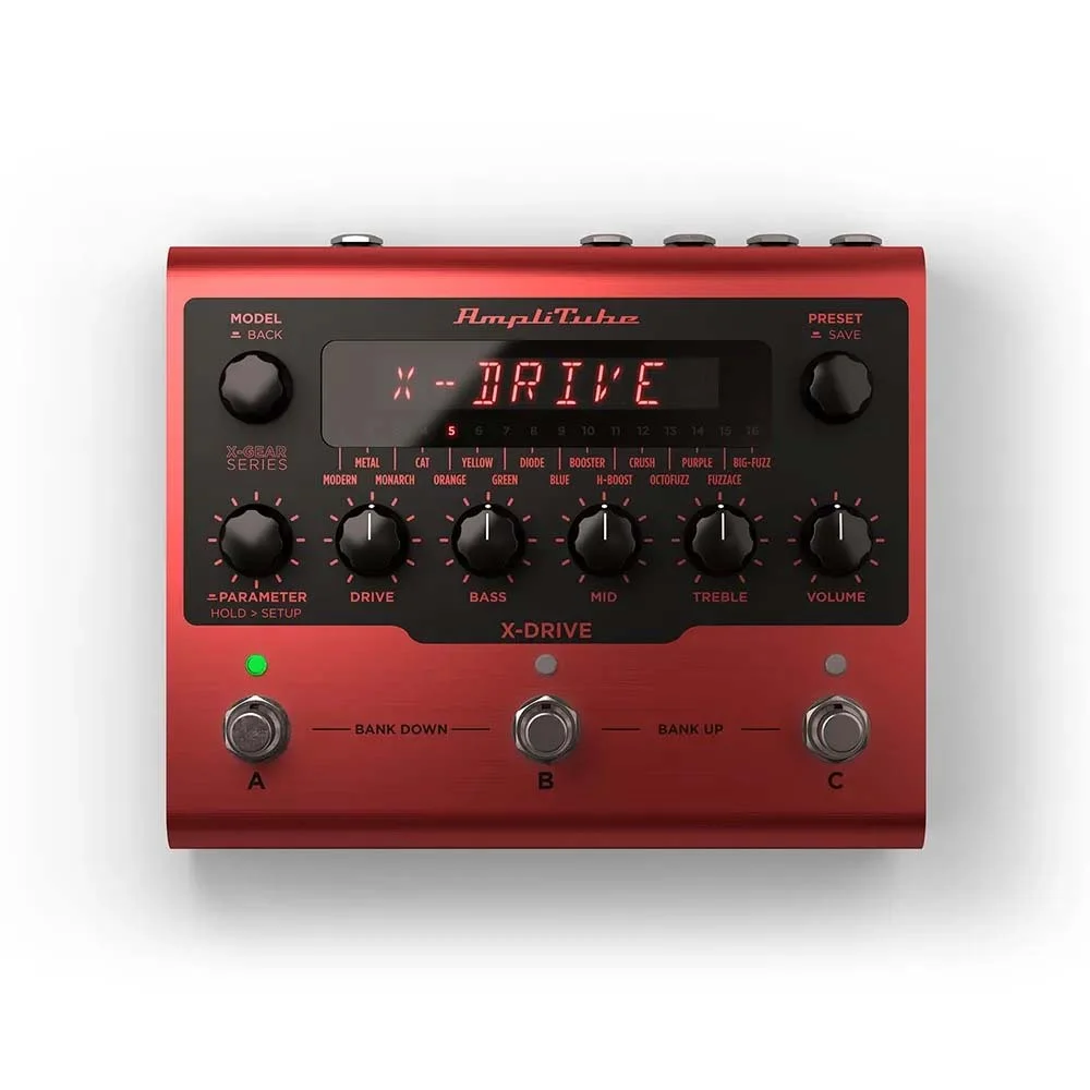 IK X-GEAR AmpliTube X-DRIVE Distortion Pedal - Image 1