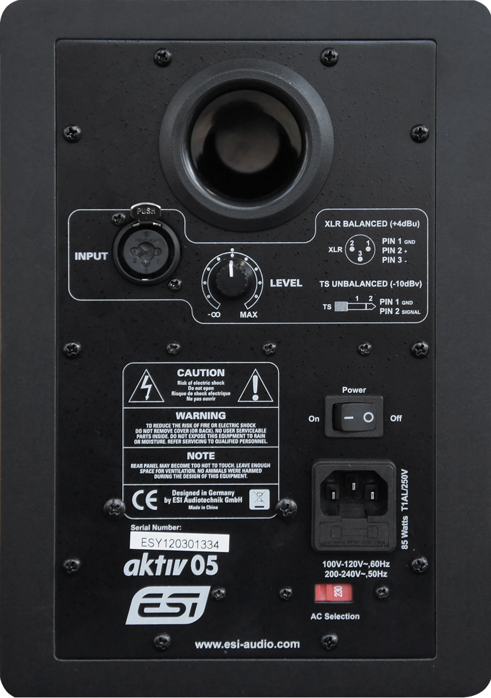 ESI aktiv 05 2-way Powered Studio Monitor (Single) - Image 2