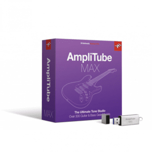 AmpliTube MAX. The ultimate guitar and bass tone studio for Mac/PC w/over 300 pieces of gear