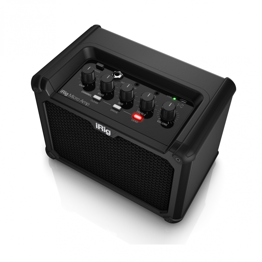 IK iRig Micro Amp - 15W Battery-powered Mini Guitar Amplifier with iOS/USB Interface