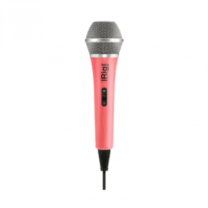 IK iRig Voice - Handheld Analogue Microphone for iOS & Android - Colour: Pink