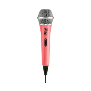 IK iRig Voice - Handheld Analogue Microphone for iOS & Android - Colour: Pink