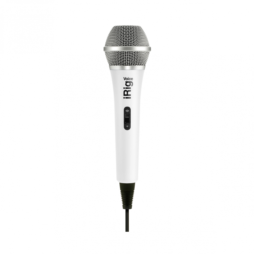 IK iRig Voice - Handheld Analogue Microphone for iOS & Android - Colour: White