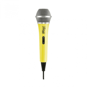 IK iRig Voice - Handheld Analogue Microphone for iOS & Android - Colour: Yellow