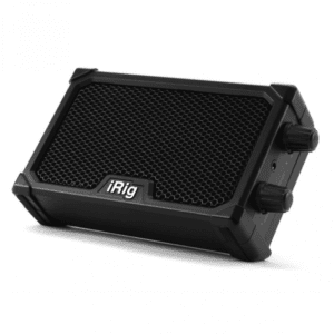 IK iRig Nano Amp, Black - Portable Micro Amp with integrated iOS Audio Interface