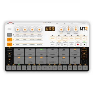 IK UNO Drum - Analogue/PCM Drum Machine, Fully Programmable, Ultra-portable