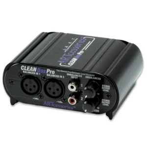 ART CleanBox Pro dual-channel level converter in aluminium case