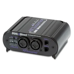 ART Dual XDirect two-channel active DI box in aluminium case