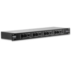 ART PDB4 4-channel passive rack mount DI box, front panel with pad and ground lift switches