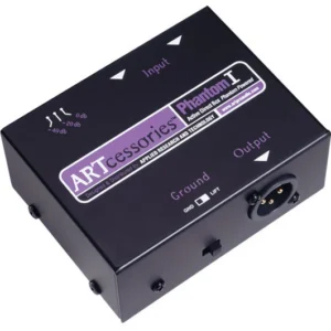 ART Phantom I single channel 48V phantom power supply, front view