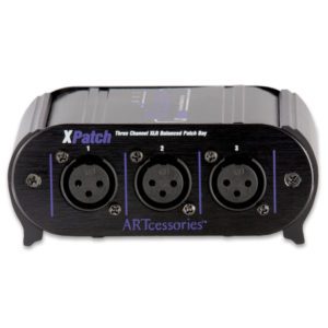 ART XPatch Three Channel XLR Balanced Patch Bay