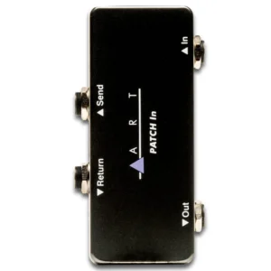 ART Patch In compact pedalboard patchbay, top view