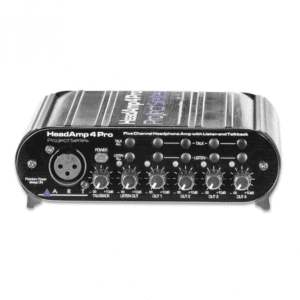 ART HeadAmp4Pro Five Channel Headphone Amp w/Listen & Talkback