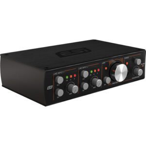 ESI planet 22x Professional Dante Audio Interface with 2 inputs / 2 outputs