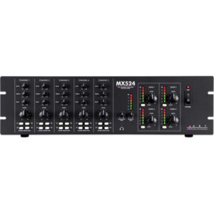 ART MX524 Five Channel Four Zone Mic/Line Mixer