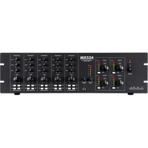 ART MX524 Five Channel Four Zone Mic/Line Mixer