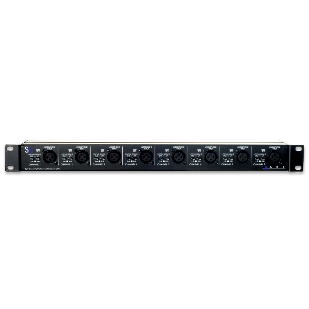 ART S8 Eight Channel High Performance Microphone Splitter