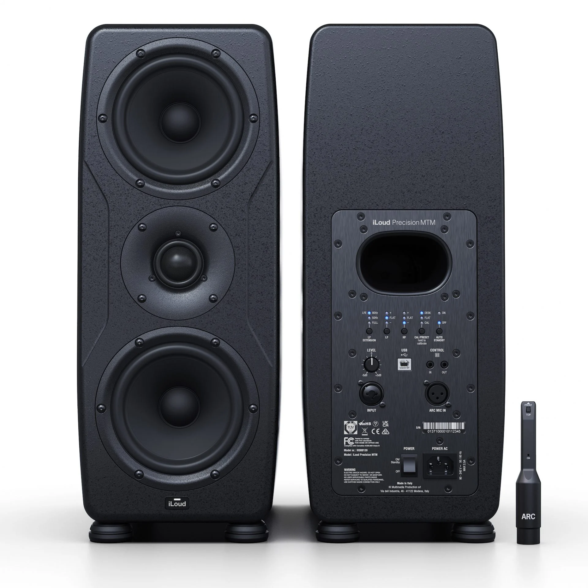 IK iLoud Precision MTM - Handcrafted 2 x 5" Digitally Controlled Studio Monitor (Single Unit) - Image 3