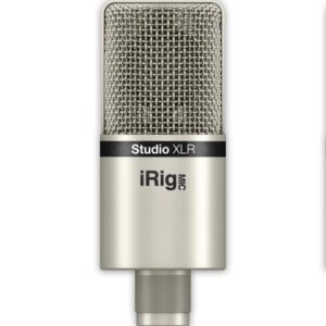 IK iRig Mic Studio XLR - Ultra-portable Large Diaphragm Compact Size Analogue Studio Condenser Microphone