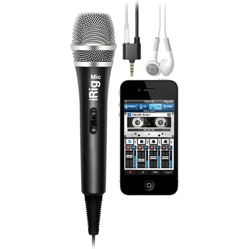 IK iRig Mic - Handheld Microphone for iPhone, iPod Touch, iPad, Android - Image 2
