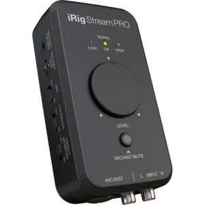 IK iRig Stream Pro - 4-in, 2-out Streaming Audio Interface for iPhone, iPad, Android, Mac/PC