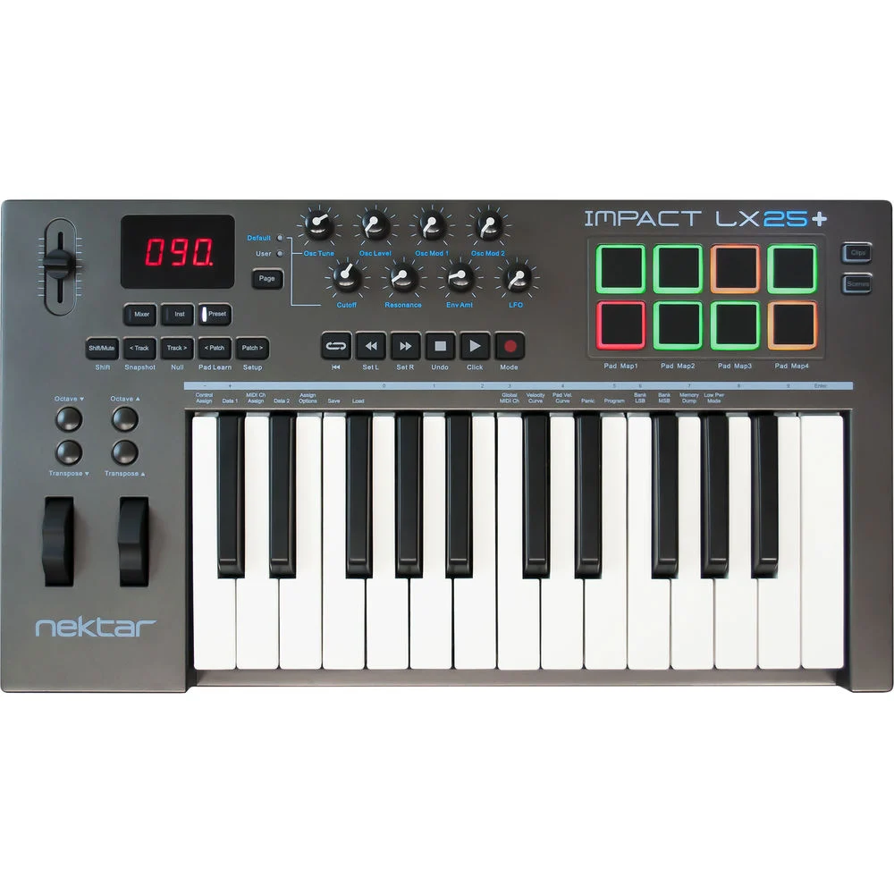 Nektar Impact LX25+ 25 Full-size Keys USB MIDI Controller Keyboard Velocity-sensitive Synth Action - Image 3