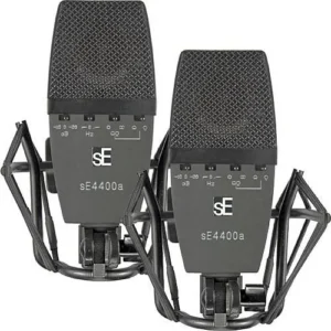 sE sE4400a Matched Stereo Pair Large-Diaphragm Multi-Pattern Condenser Microphones