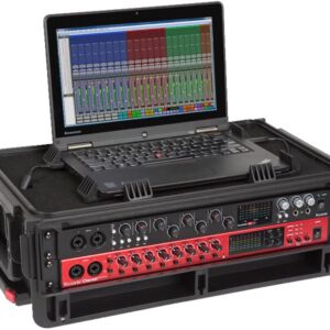 Injection Molded 2U Studio Flyer Rack Case