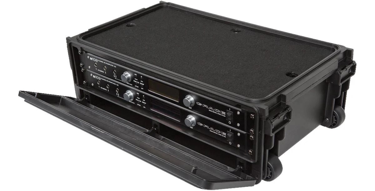 Injection Molded 2U Studio Flyer Rack Case - Image 6