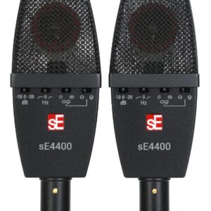 sE sE4400 Matched Pair Large-diaphragm Multi-pattern Condenser Microphones