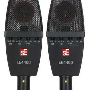 sE sE4400 Matched Pair Large-diaphragm Multi-pattern Condenser Microphones