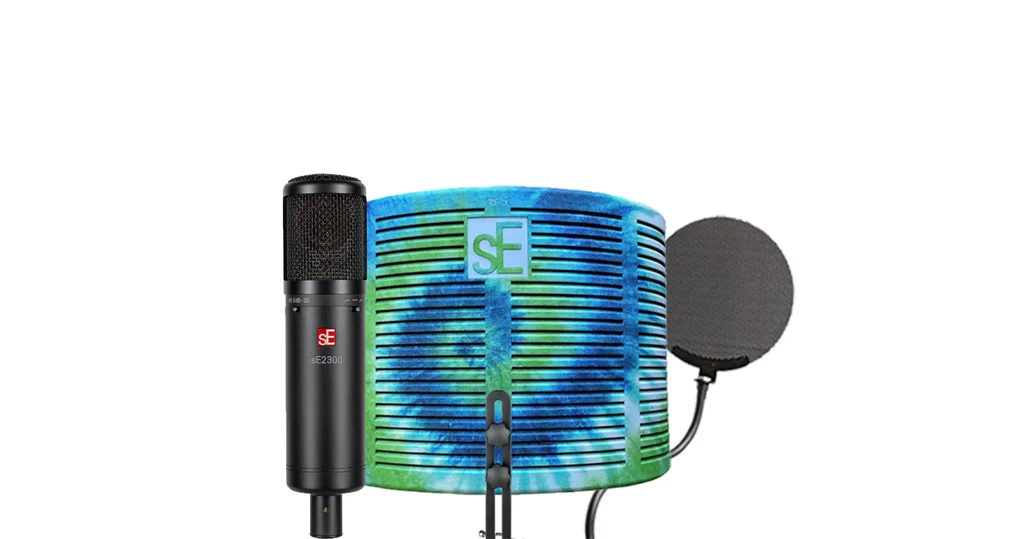 sE Vocalist's Bundle - sE2300 + RF-X Swirl + Pro Metal Pop Filter (Bundle) - Image 1