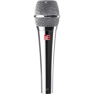 sE V7 Supercardioid Dynamic Vocal Microphone - Chrome