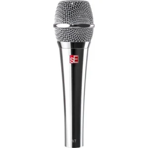 sE V7 Supercardioid Dynamic Vocal Microphone - Chrome