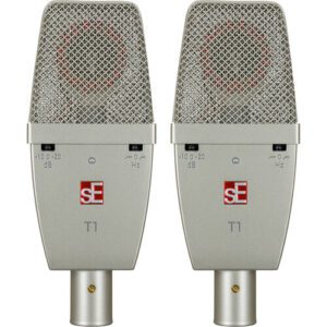 sE T1 Matched Pair Large-diaphragm Cardioid Condenser Microphones w/Titanium Capsules