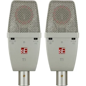 sE T1 Matched Pair Large-diaphragm Cardioid Condenser Microphones w/Titanium Capsules