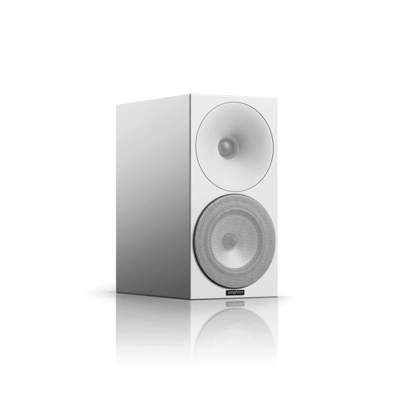 Amphion Argon1 Bookshelf Loudspeaker - Full White (SINGLE) - Image 2