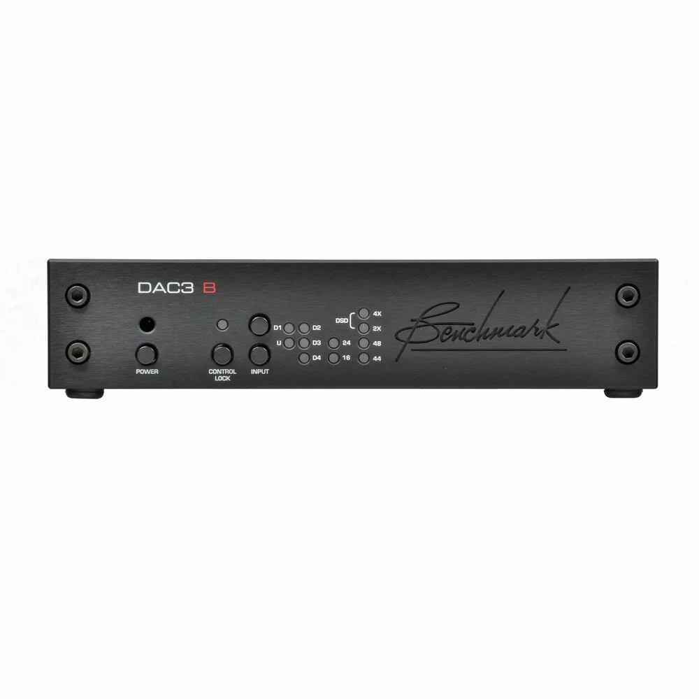 Benchmark DAC3 B - Black - Reference PCM and DSD D/A Converter/ No Headphone Amp/ No Gain Control
