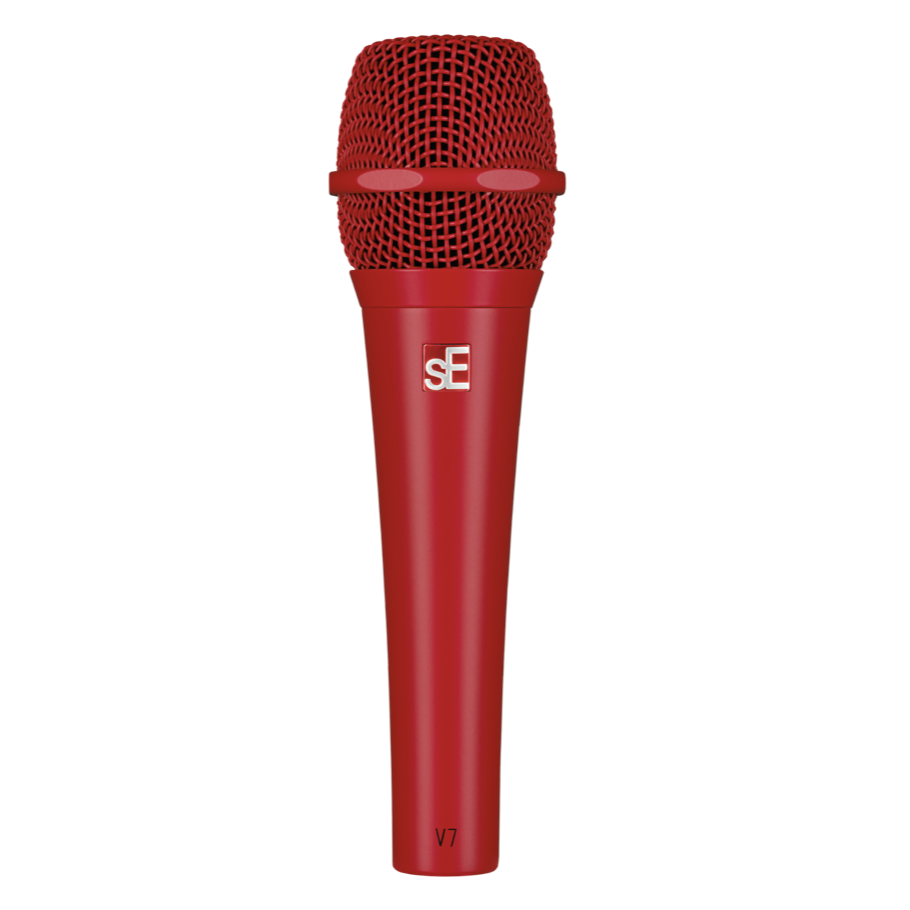 sE V7 Supercardioid Dynamic Vocal Microphone - RED