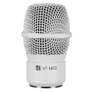 sE V7 MC2 Supercardioid Dynamic Microphone Capsule for Sennheiser Wireless Systems - WHITE