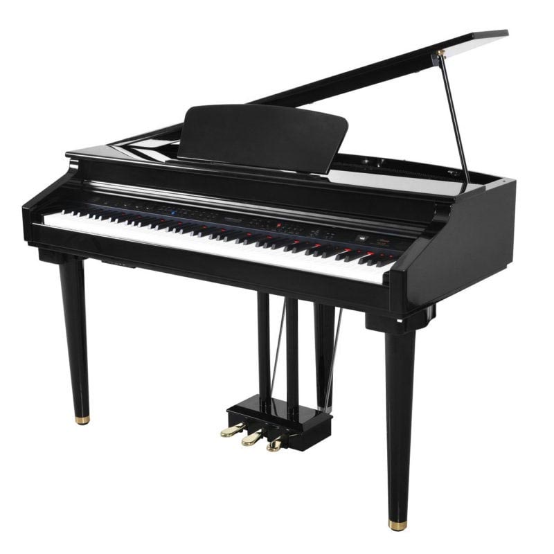 Artesia AG-30 Micro Grand Digital Piano - Polished Black (inc Bench)