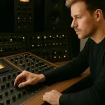 Audio Engineer Working.