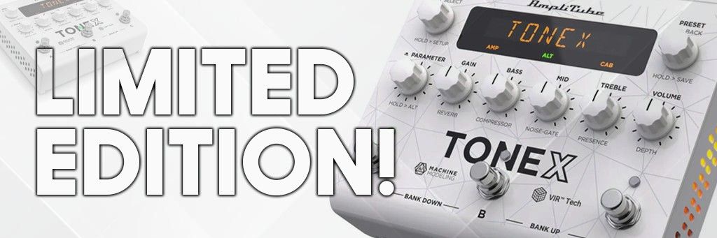 IK Multimedia tonex pedal AI white edition.