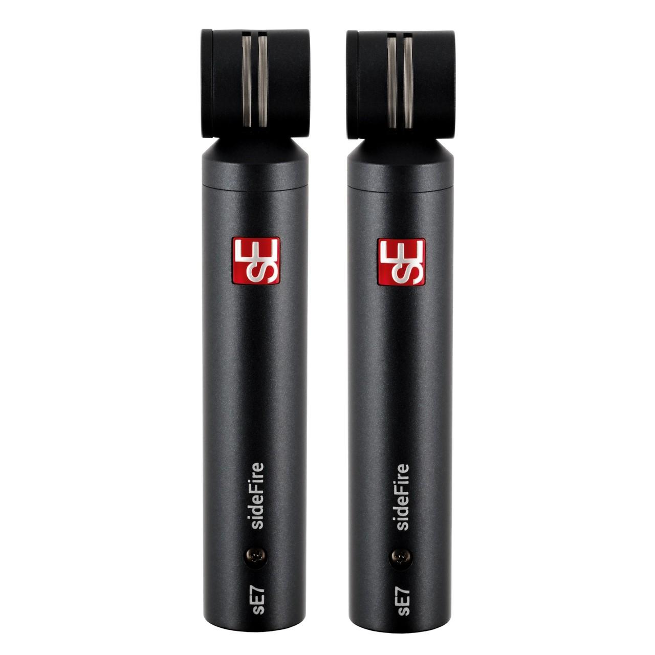 sE_Electronics_sE7_sideFire_Stereo_Pair (1) Fron view of sE Electronics sE7 sideFire match pair.