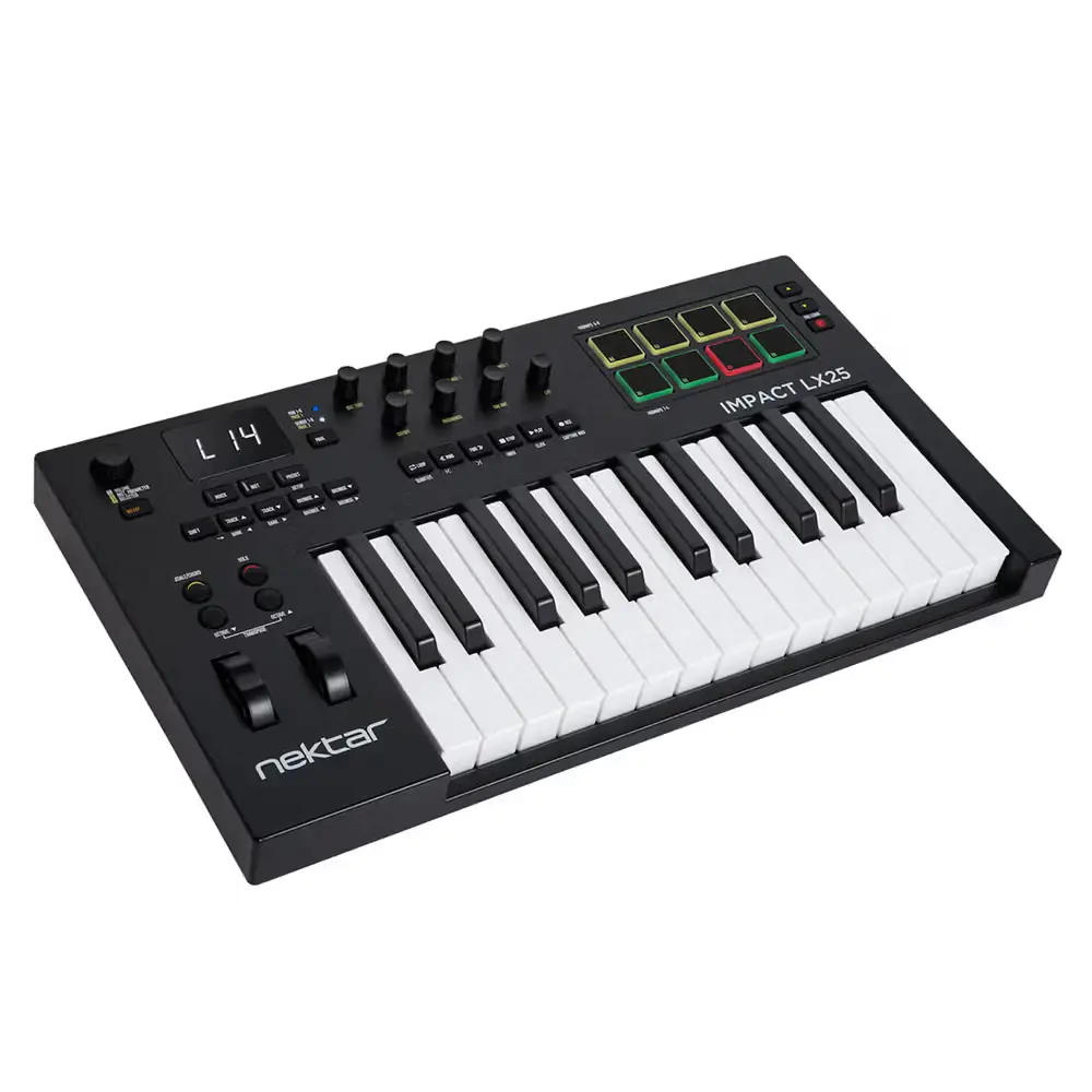 Nektar_Impact_LX25_mk3_angel Nektar Impact LX25 mk3 on an angel.